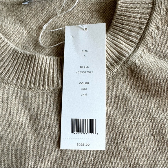 Vince Asymmetrical Cashmere Sweater Sz S - Picture 6 of 11